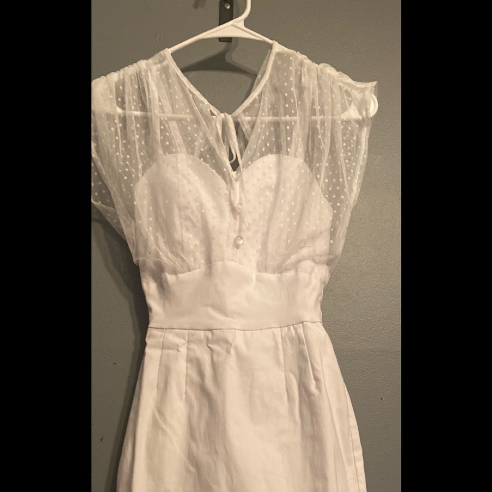 Stop Staring White Dress